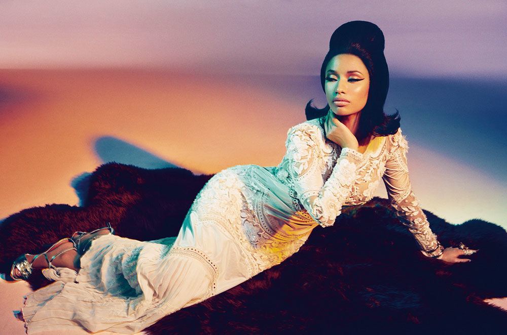 Nicki Minaj for Roberto Cavali Spring ad campaign photographed by