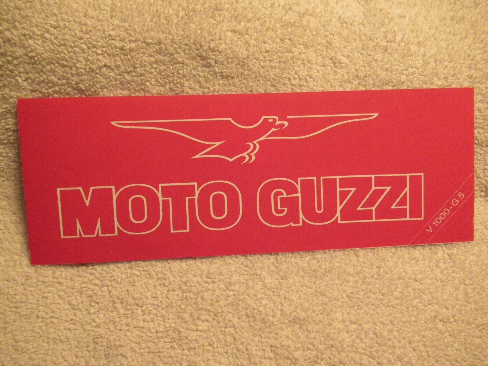 Nos Moto Guzzi V1000 G5 Brochure
