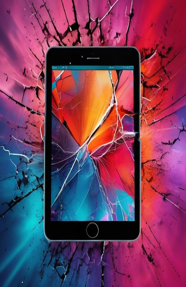 Broken iPad Wallpaper