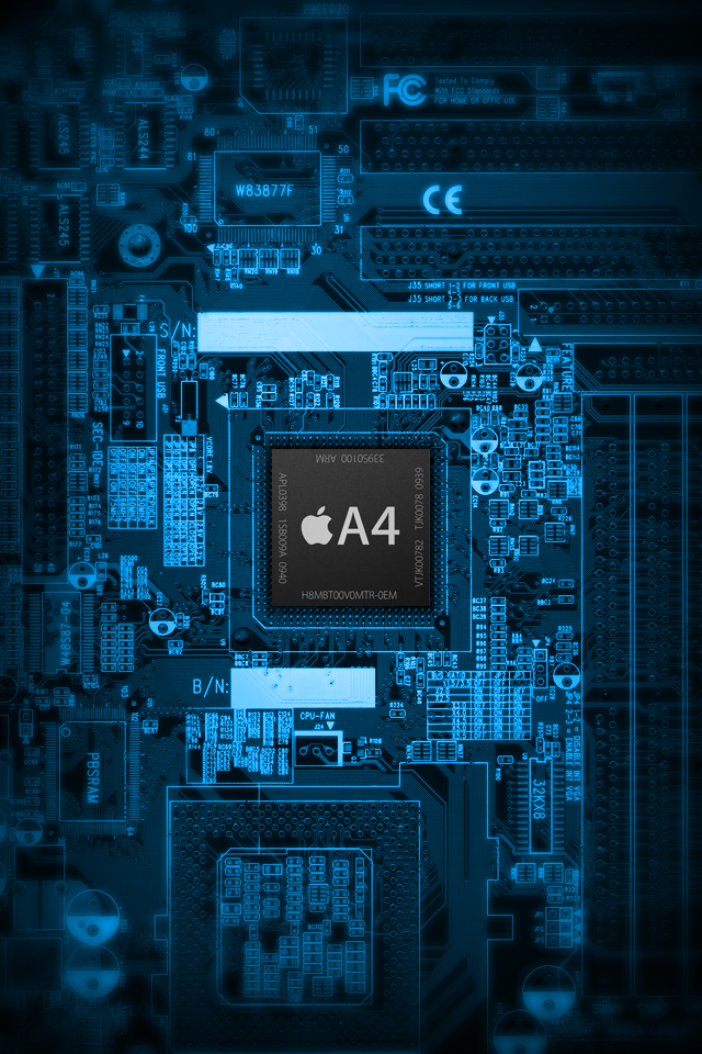 iPhone A4 Chip Wallpaper By Iteppo