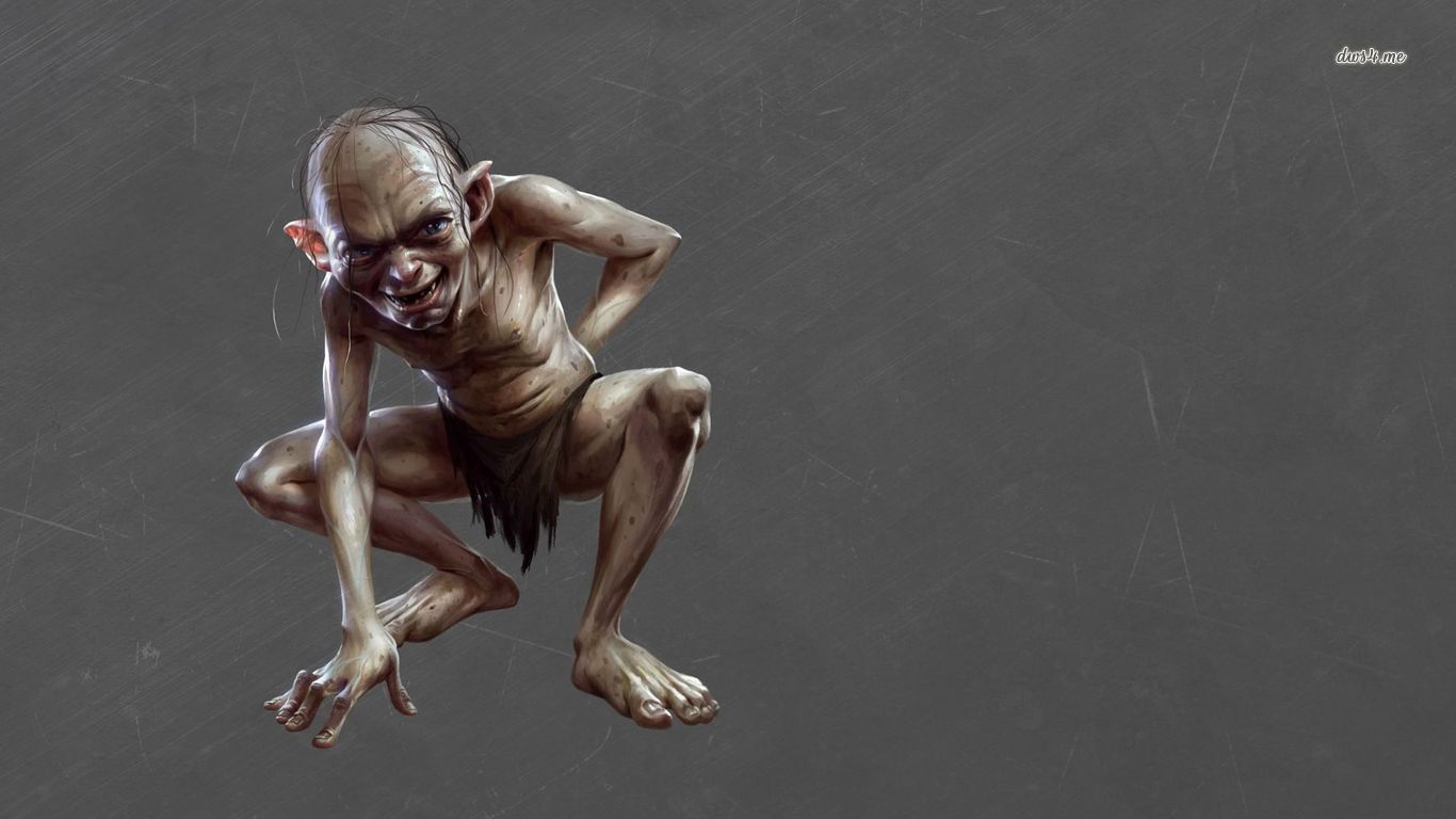 Artistic Lotr The Lord Of Rings Gollum Smeagol