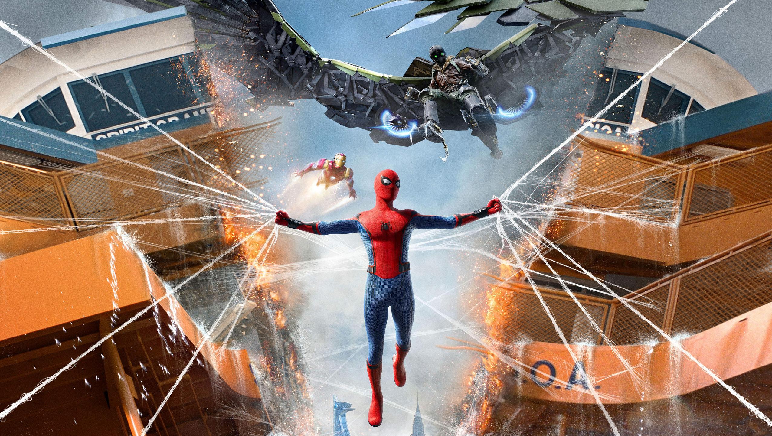 Spider Man Homeing Desktop Wallpaper Moviemania