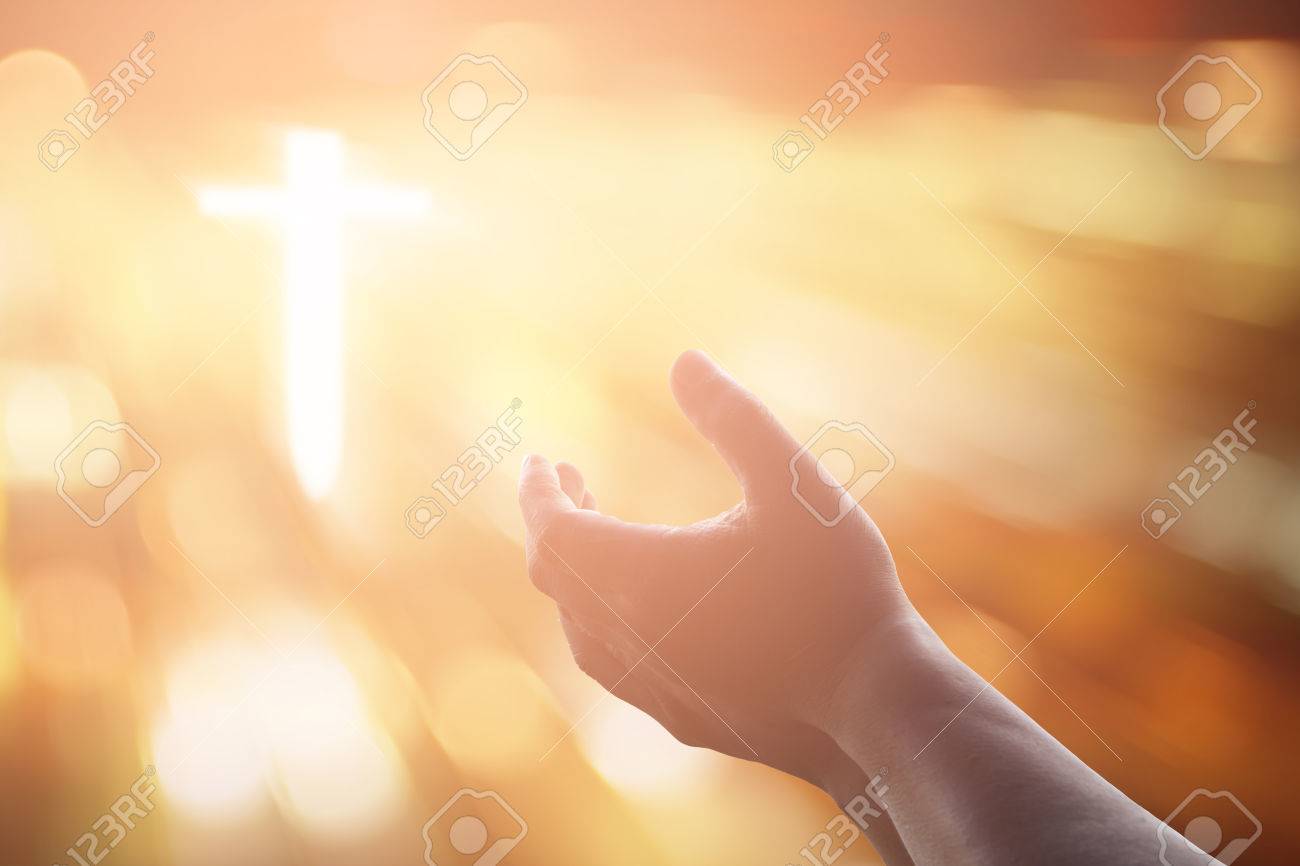 Human Hands Open Palm Up Worship Eucharist Therapy Bless God