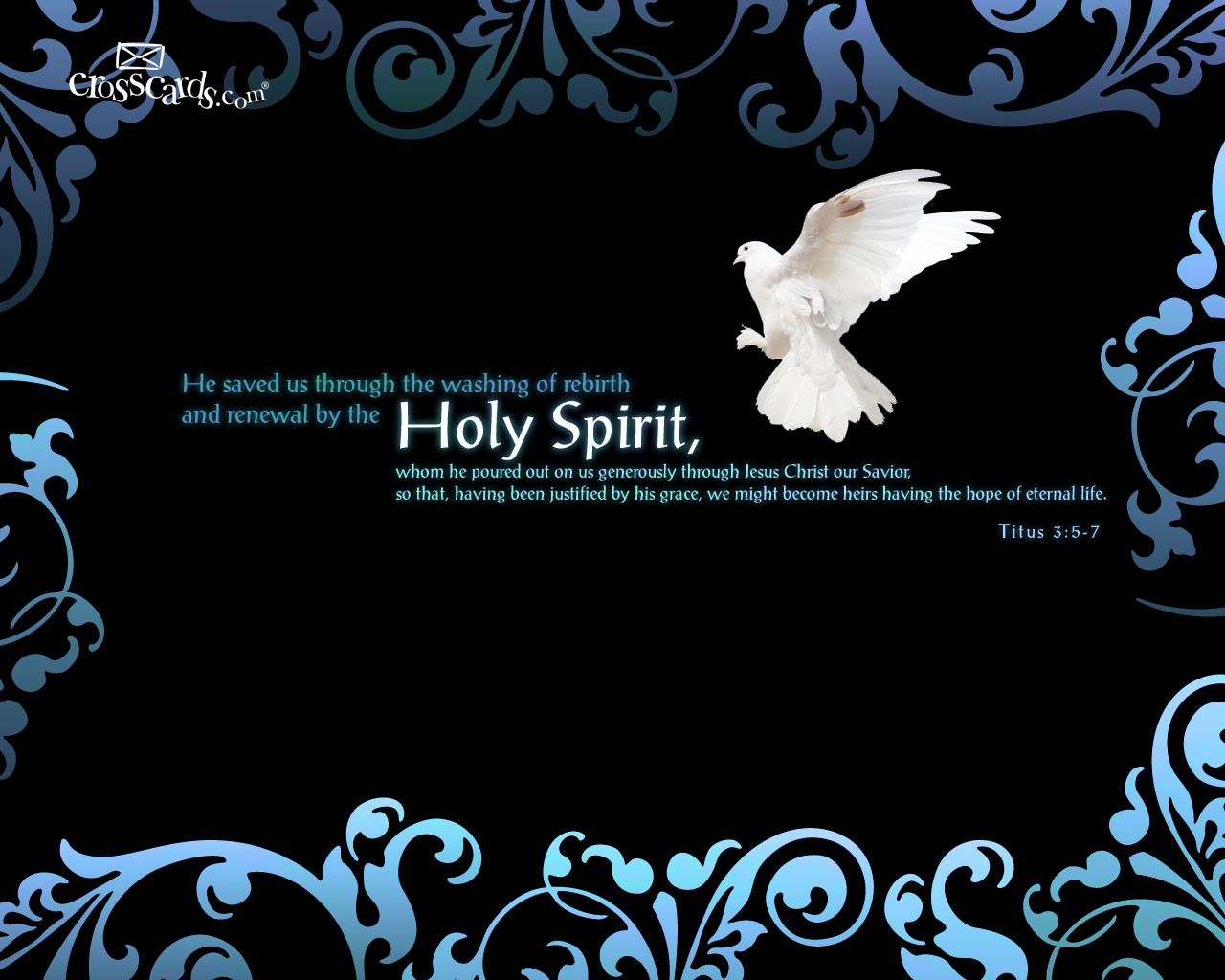 The Holy Spirit Bible Verses And Scripture Wallpaper For