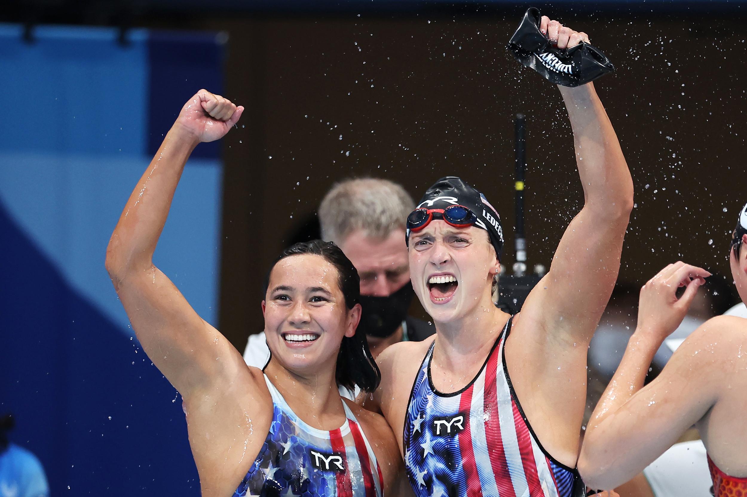 Katie Ledecky Claims Gold In Olympic Debut Of Meter Race