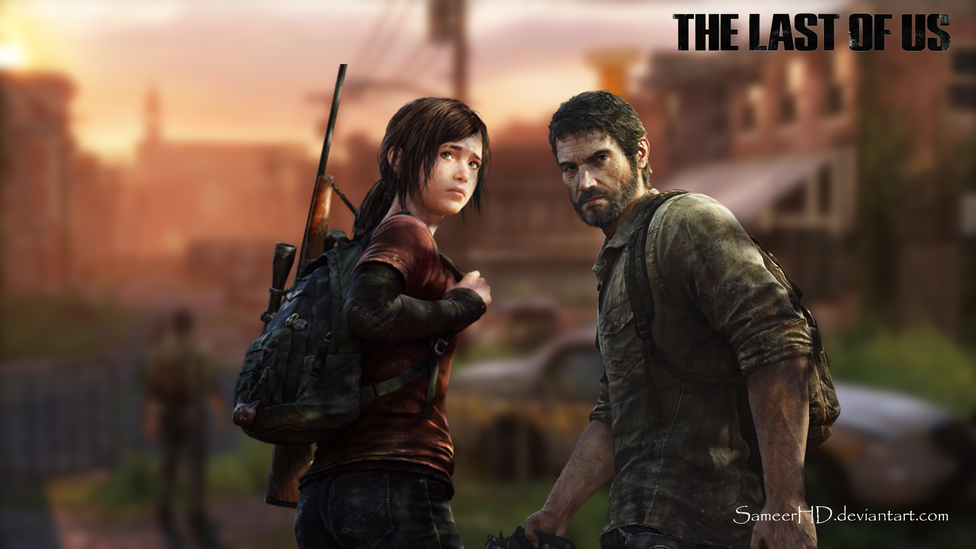 The Last Of Us Joel And Ellie Wallpaper By SameerHD