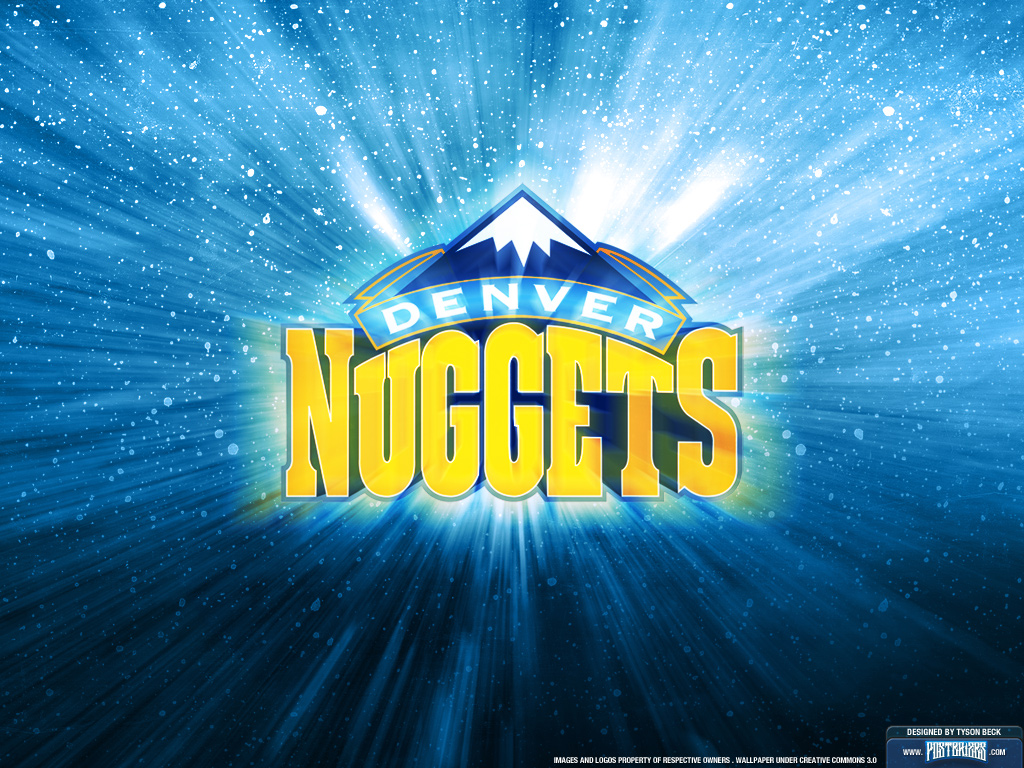 Denver Nuggets Is With A Team Logo Wallpaper On Your Puter And