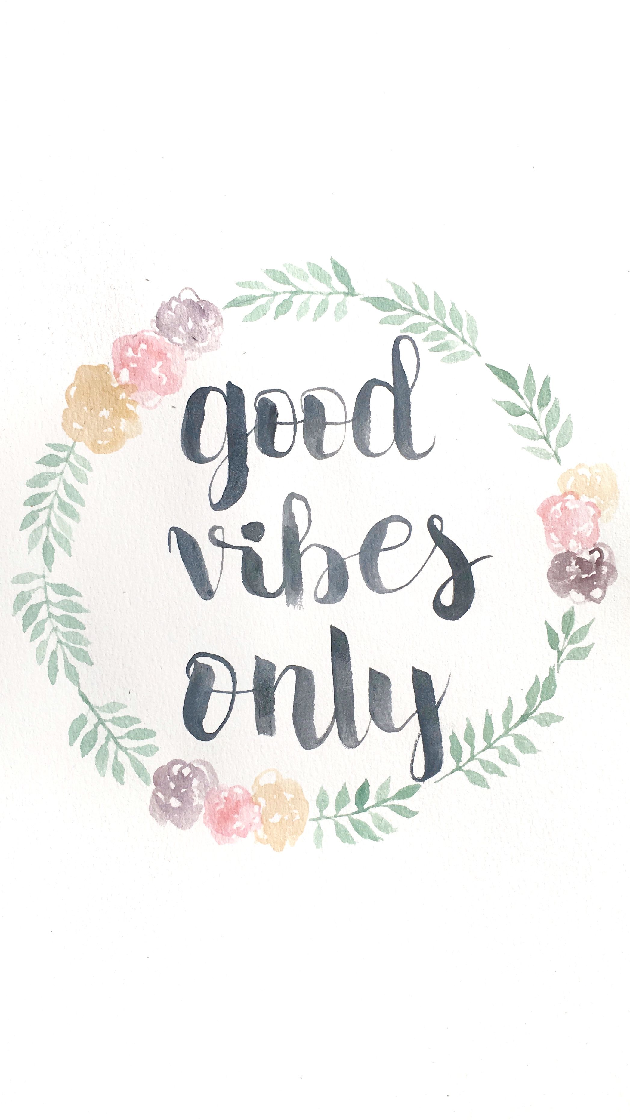 Good Vibes Only By Martahug Sweetdesigns
