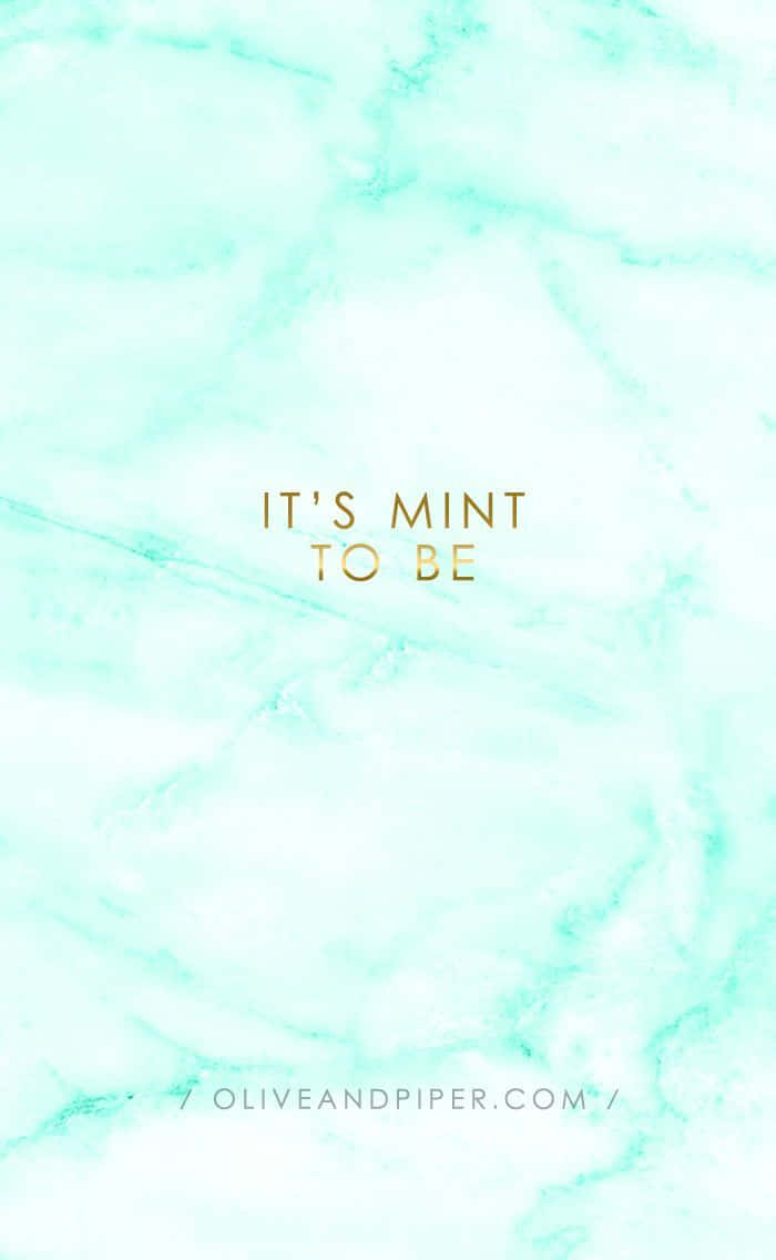 Mint Green Marble Wallpaper