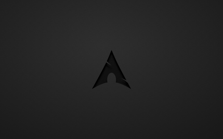 Arch Linux BW Wallpaper by thales img on