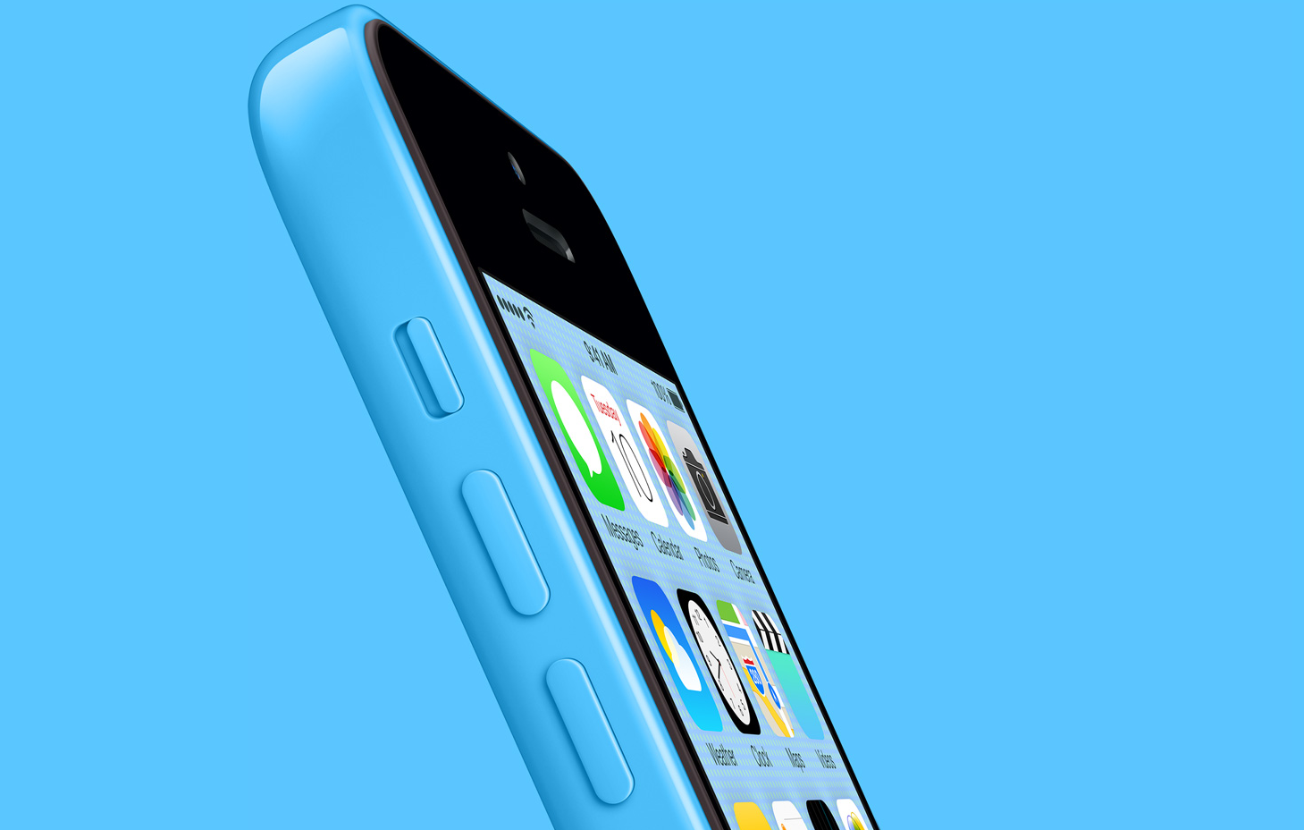 Blue iPhone 5c Background