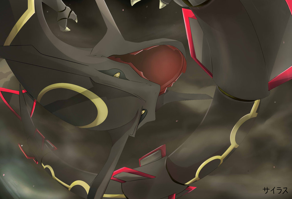 Rayquaza shiny wallpaper by JJ-MapWork on DeviantArt