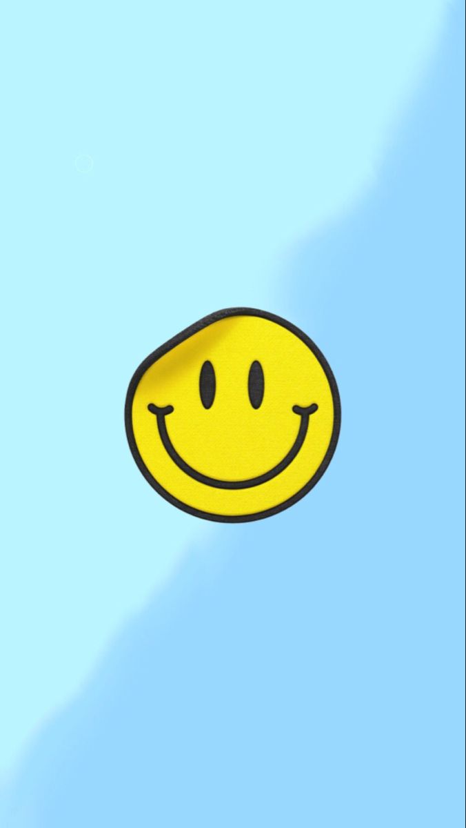 Aesthetic Wallpaper Smiley Face Trendy Emoji