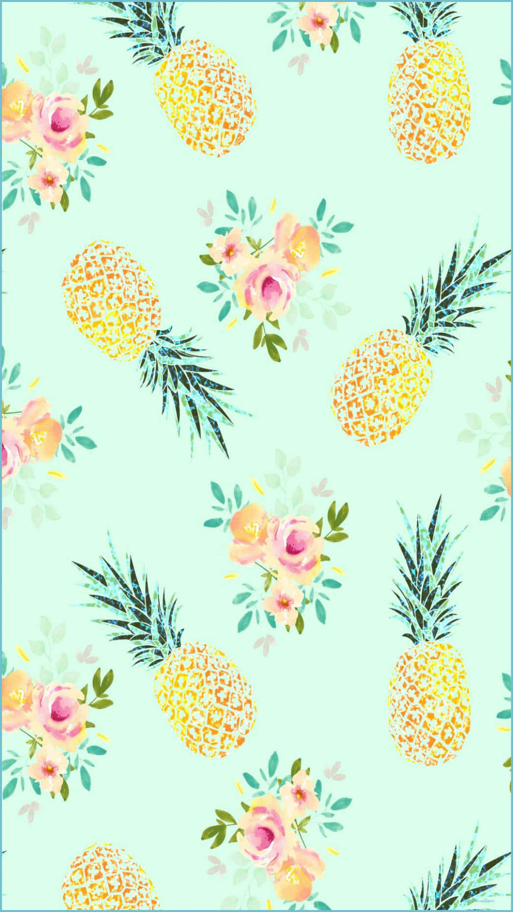 Enchanting Floral Phone Background Wallpaper