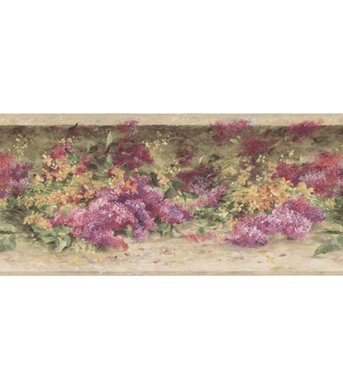 🔥 Free download Watercolor Floral Garden Wallpaper Border