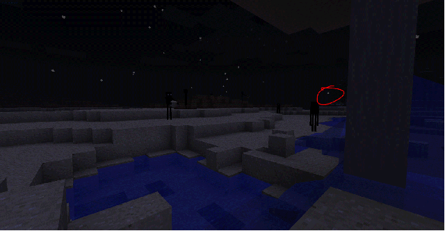 Whats In The Background Notch Released An Image Of Enderman New