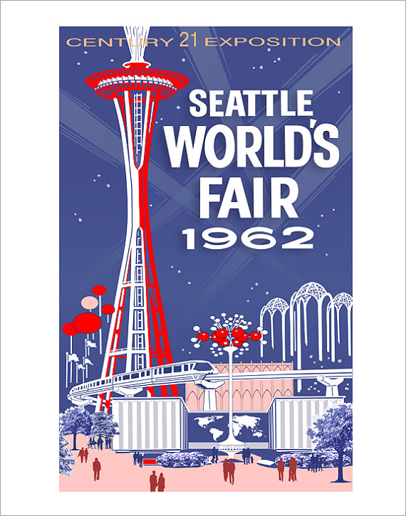 Free download Seattle Worlds Fair Poster Home decor Wall Hanging