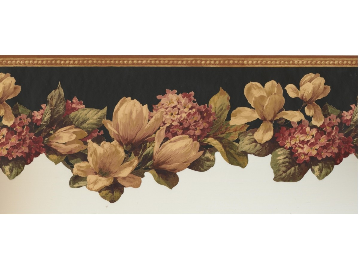 Floral Wallpaper Border Ffm