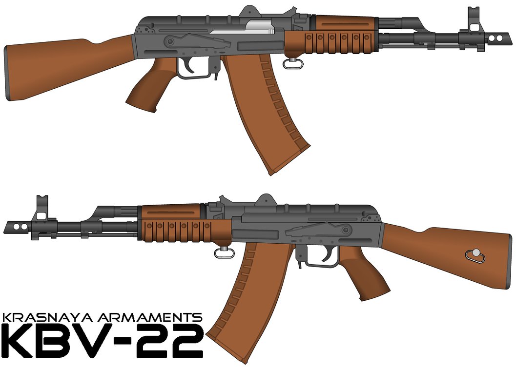 Krasnaya Armaments Kvb Assault Rifle By Stellalupus