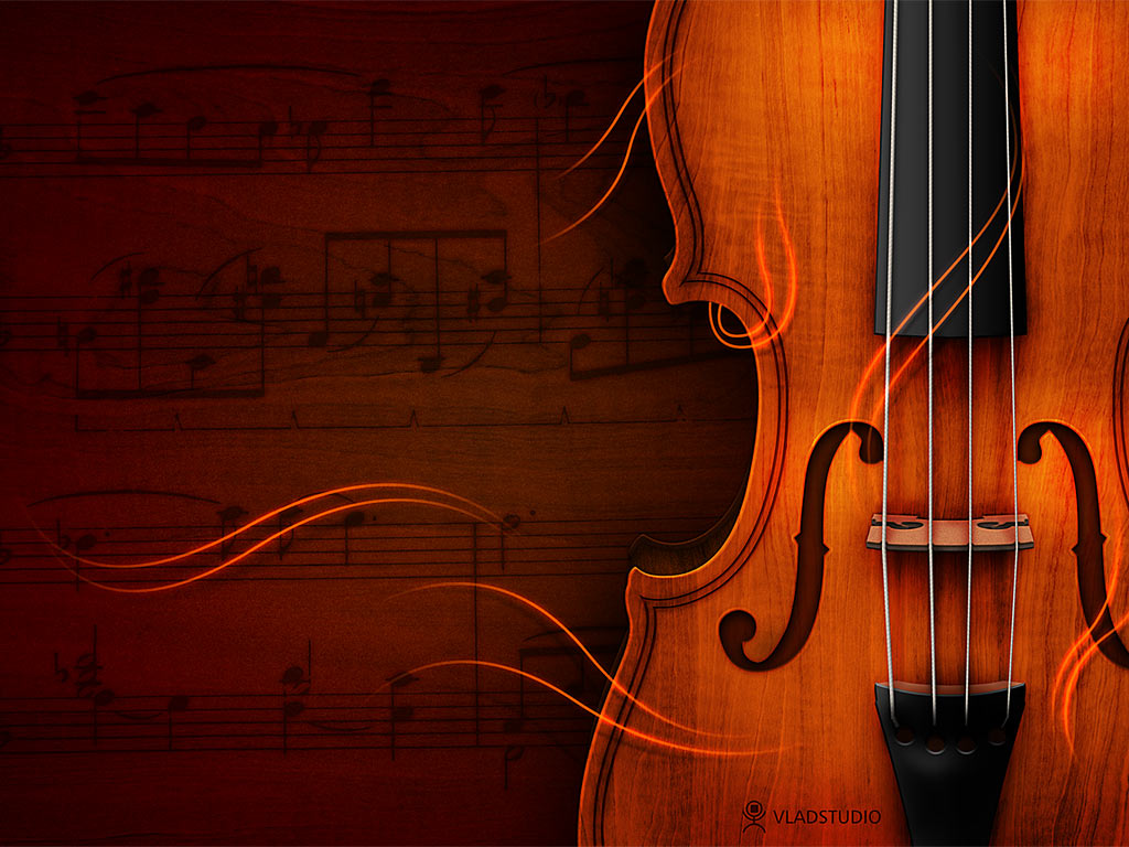 Fondos De Violin Pantalla Musica