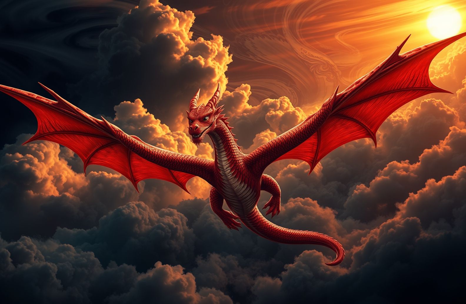 Red Dragon Wallpaper Hd