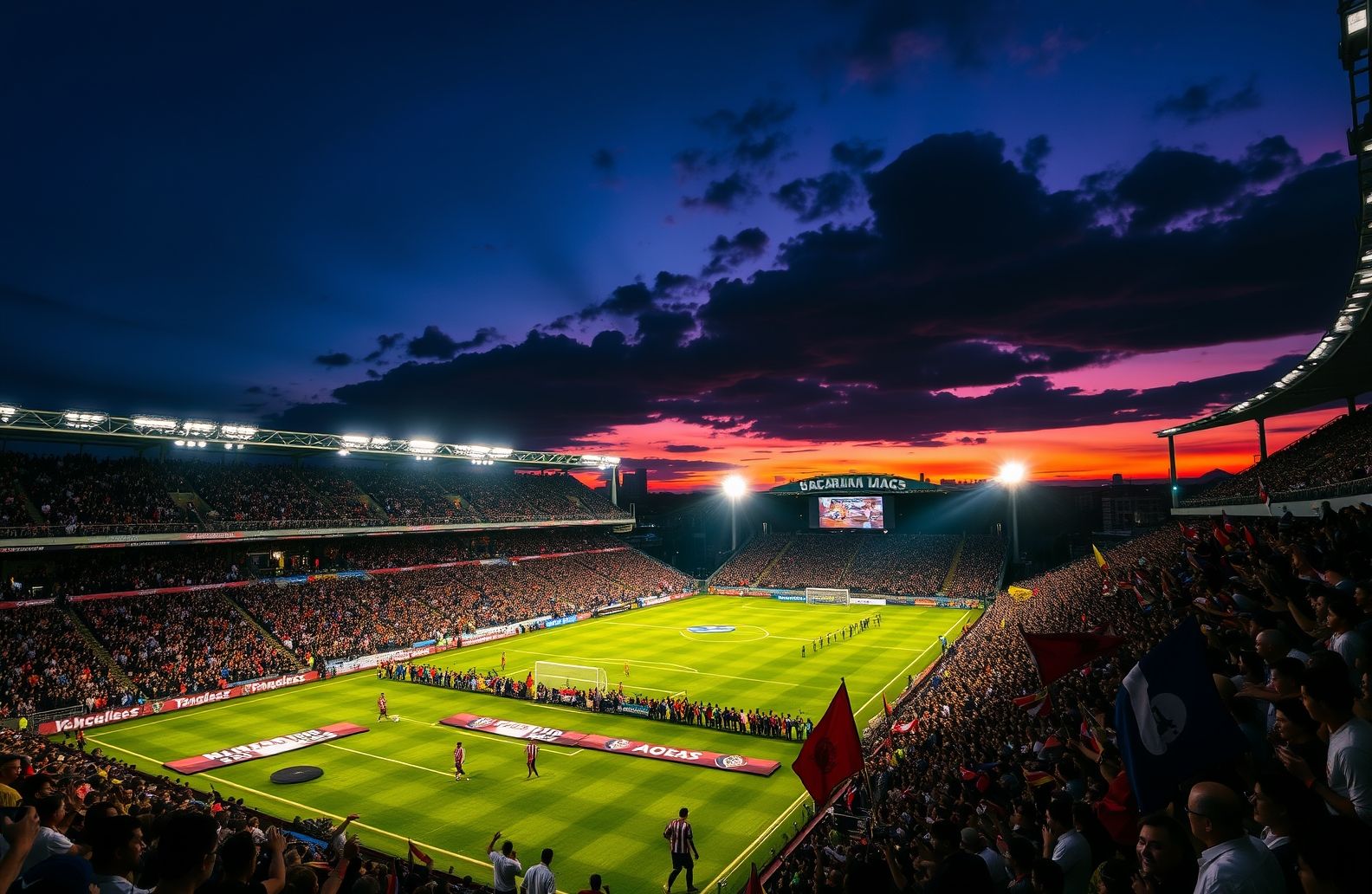 Football Stadium Background
