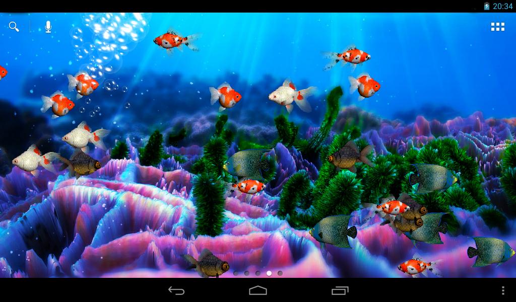 Live Wallpaper Aquarium Screenshot