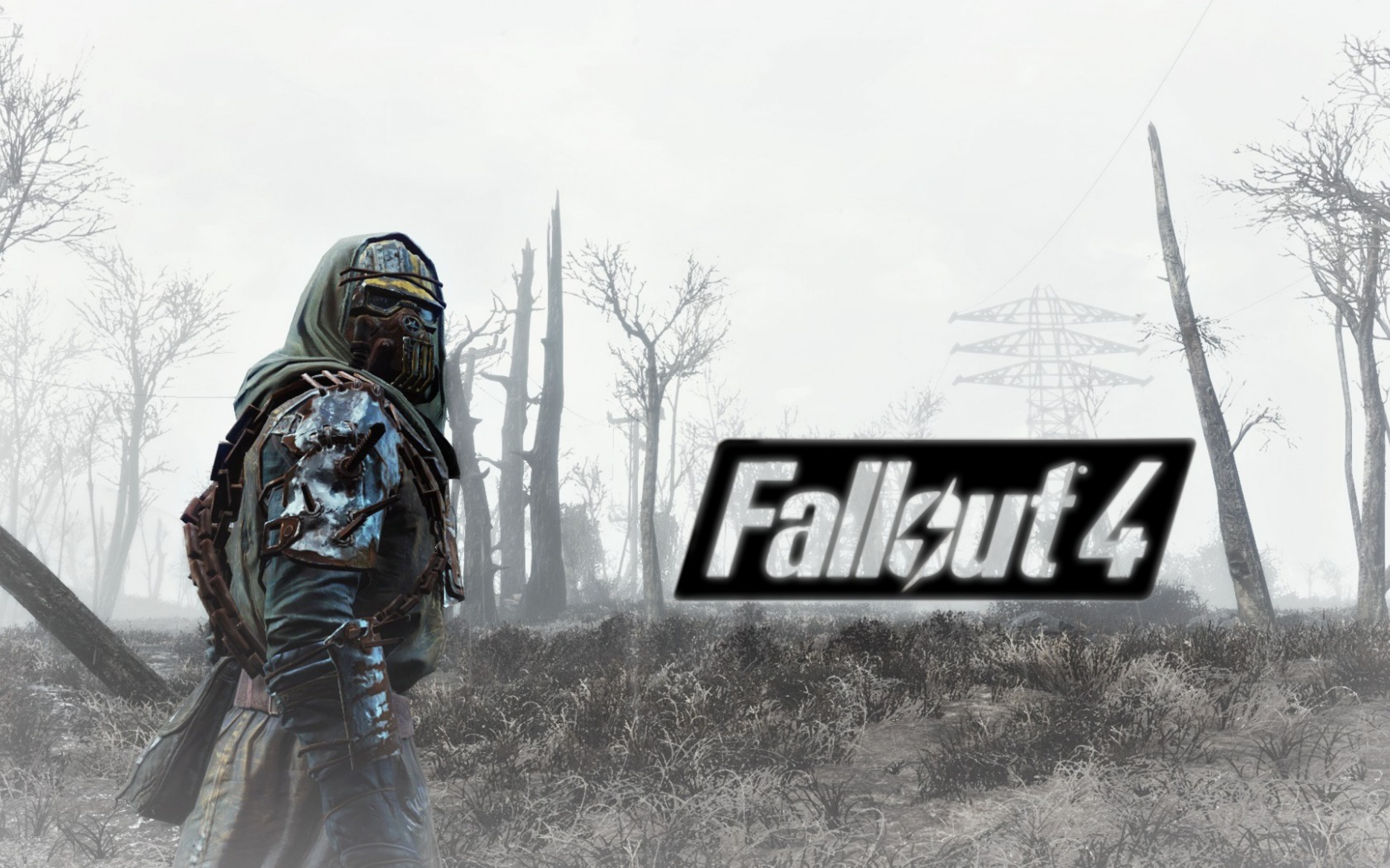 Fallout Game Poster Logo Soldier Field HD Background Wallpaper