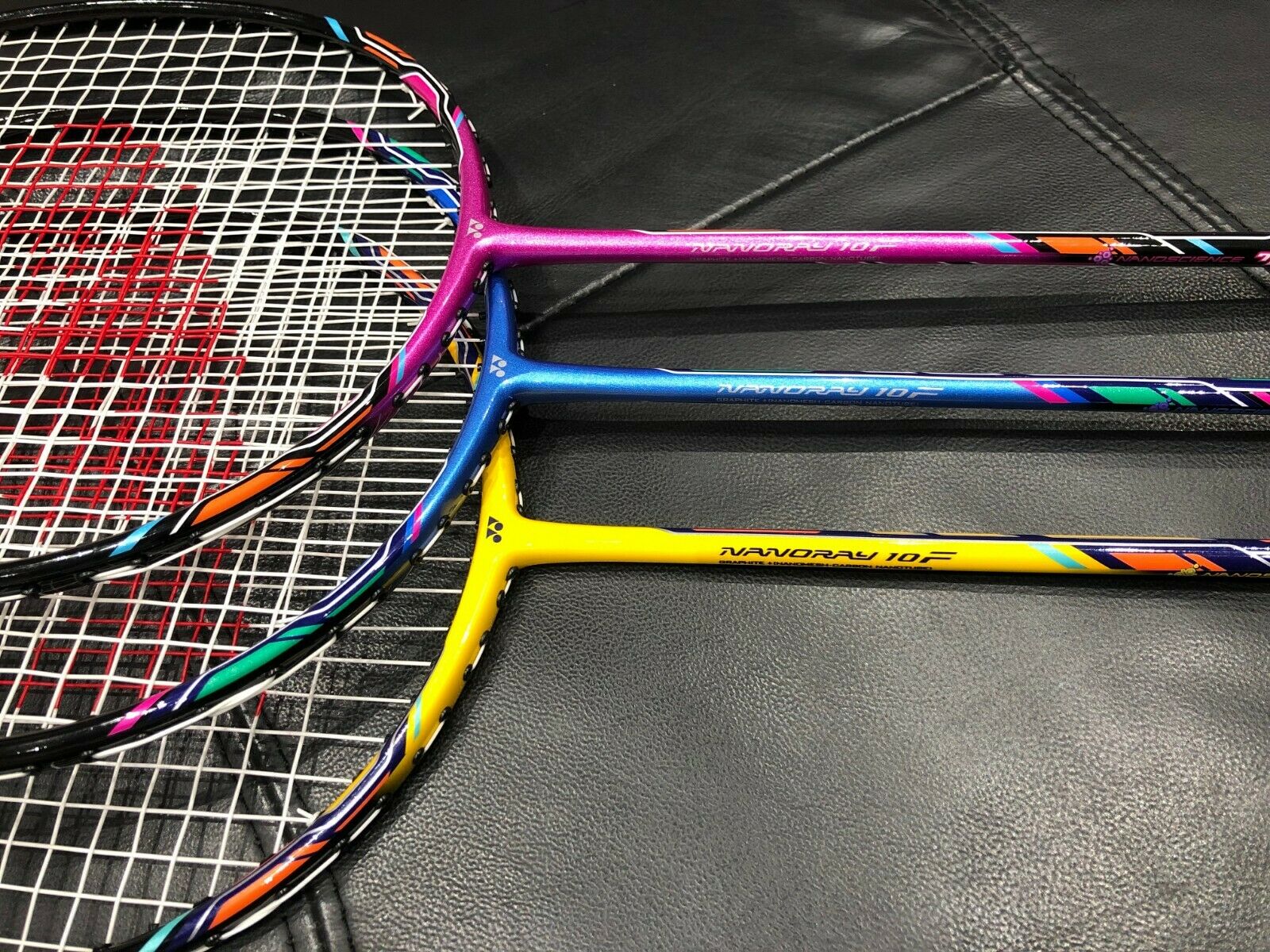 Yonex Nanoray 10f Badminton Racquet 4ug5 Strung Powerful Shot