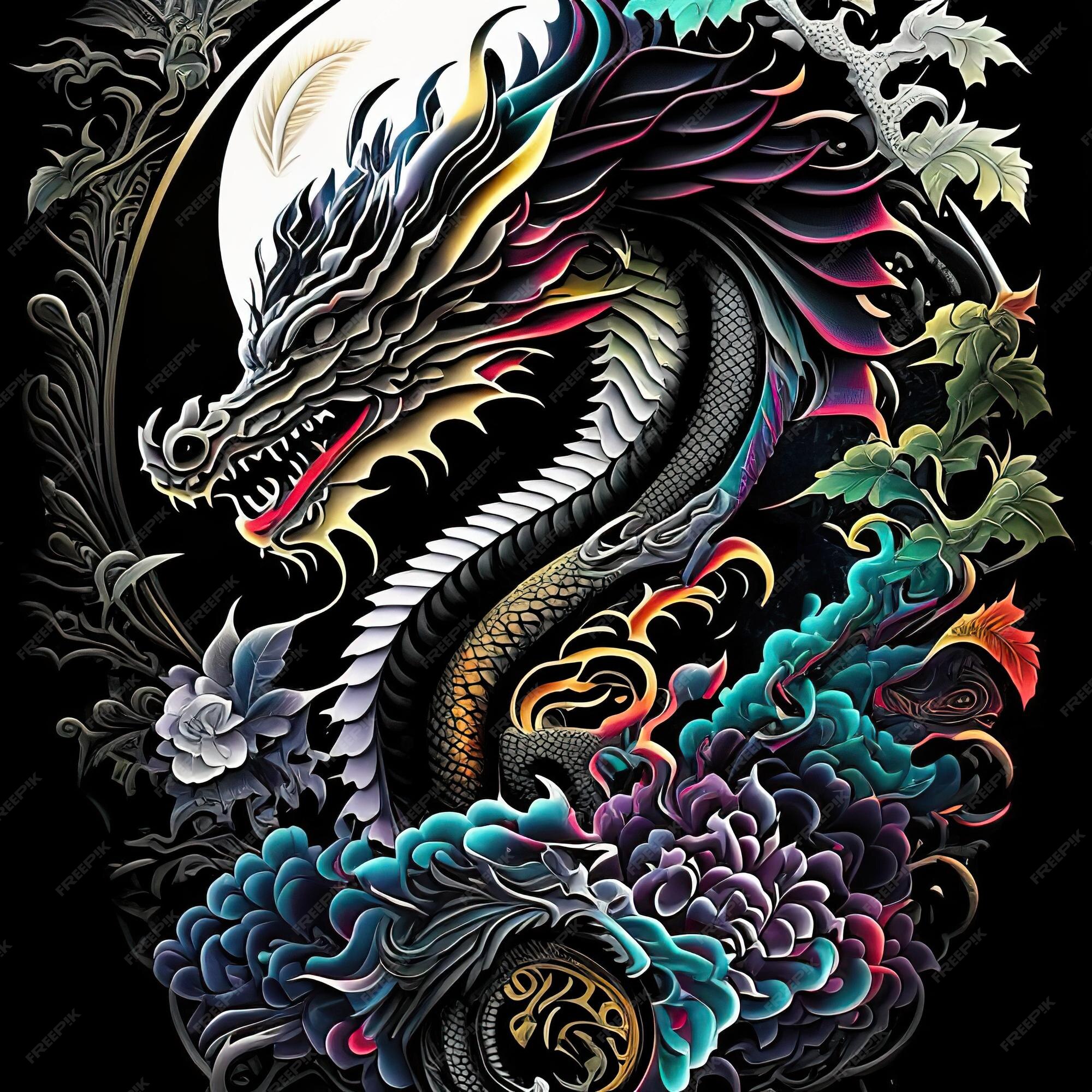 Japanese Dragon Tattoo Wallpaper