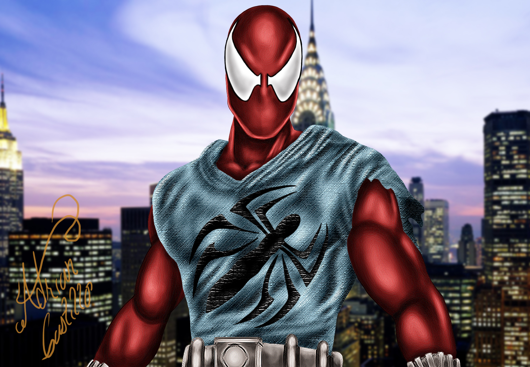 Scarlet Spider HD Comic Wallpaper
