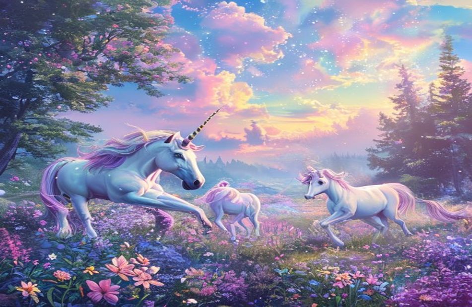 Unicorns Background