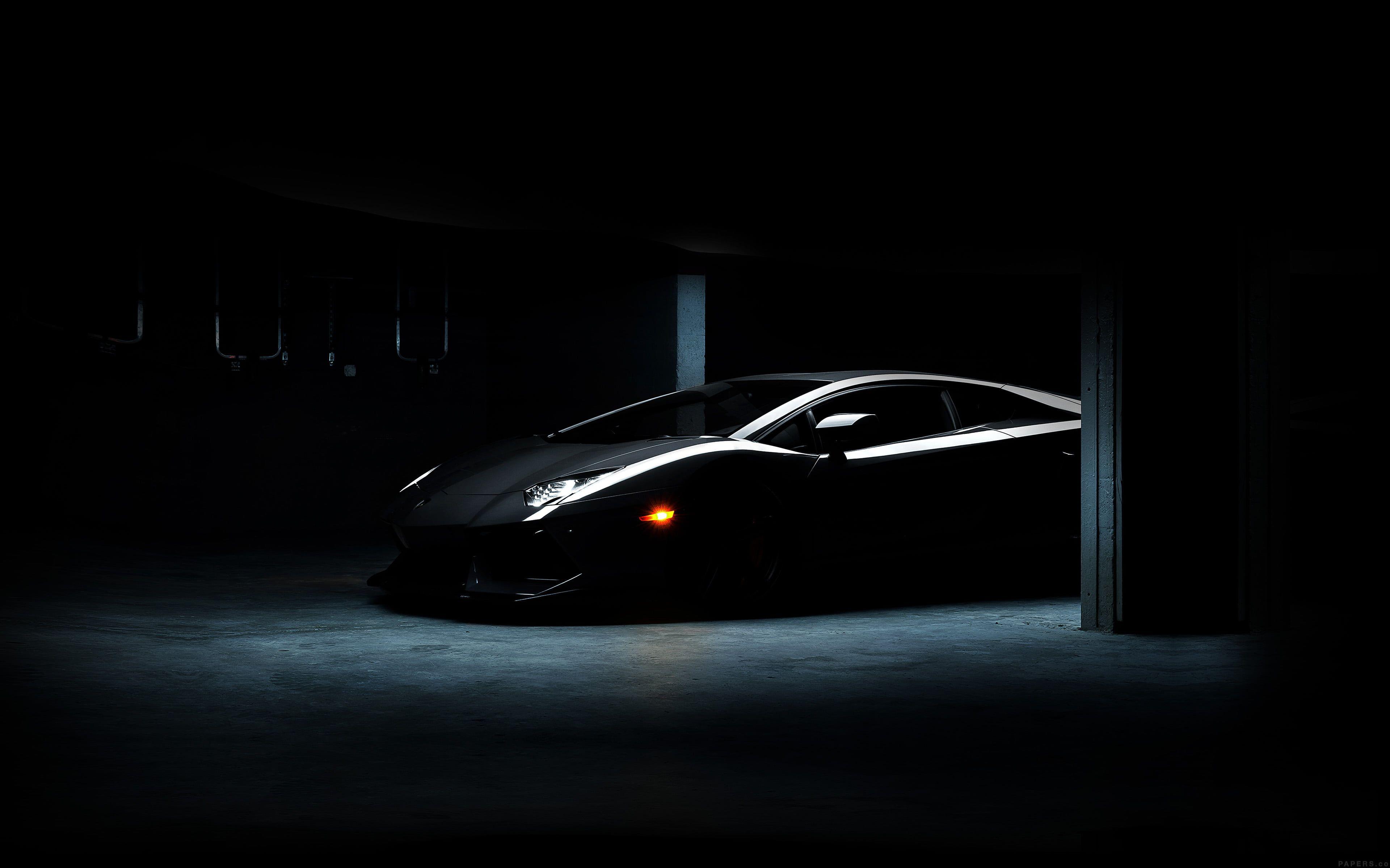 HD Wallpaper Lamborghini Car Dark Black Awesome Motor