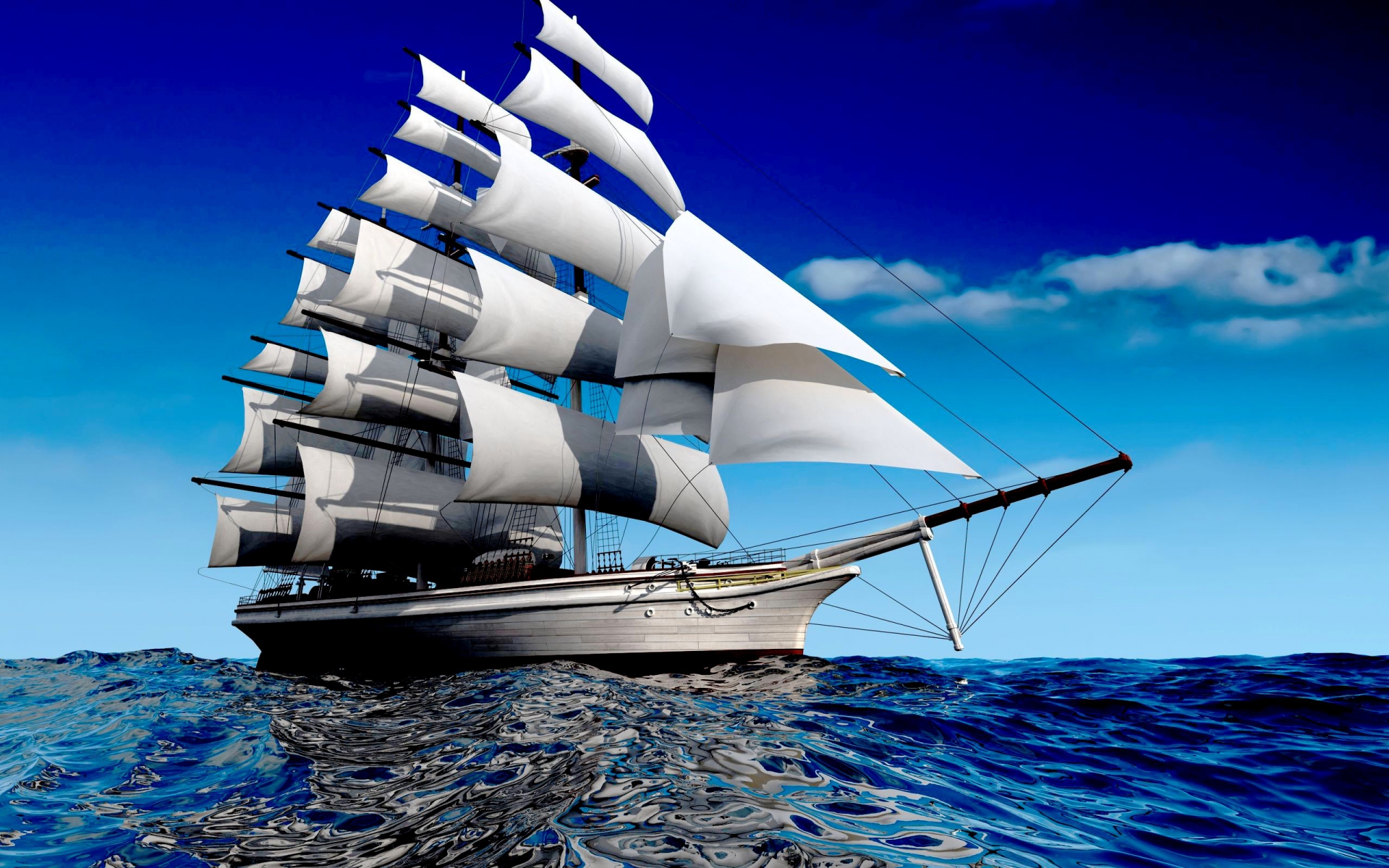 Sailing Boat Wallpaper