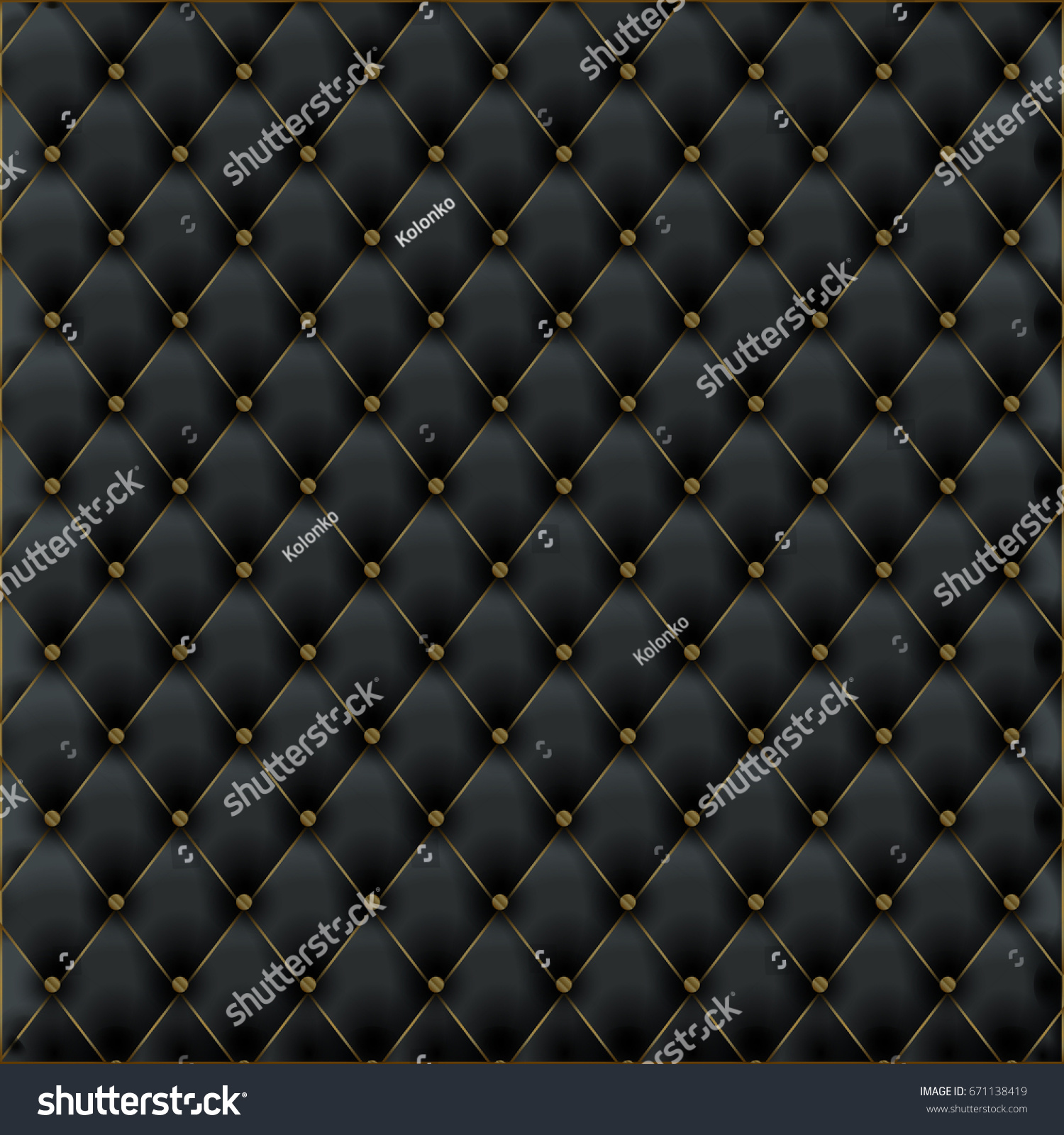 Leather Texture Luxury Black Background Stock Vector