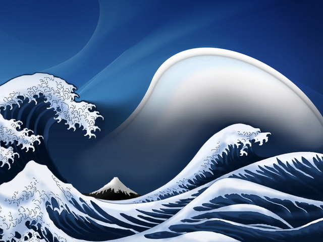 Retro Great Wave Wallpapers Retro Great Wave Myspace Backgrounds