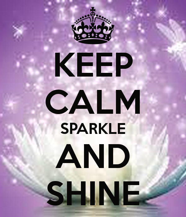 Keep Calm Sparkle And Shine Carry On Image Generator