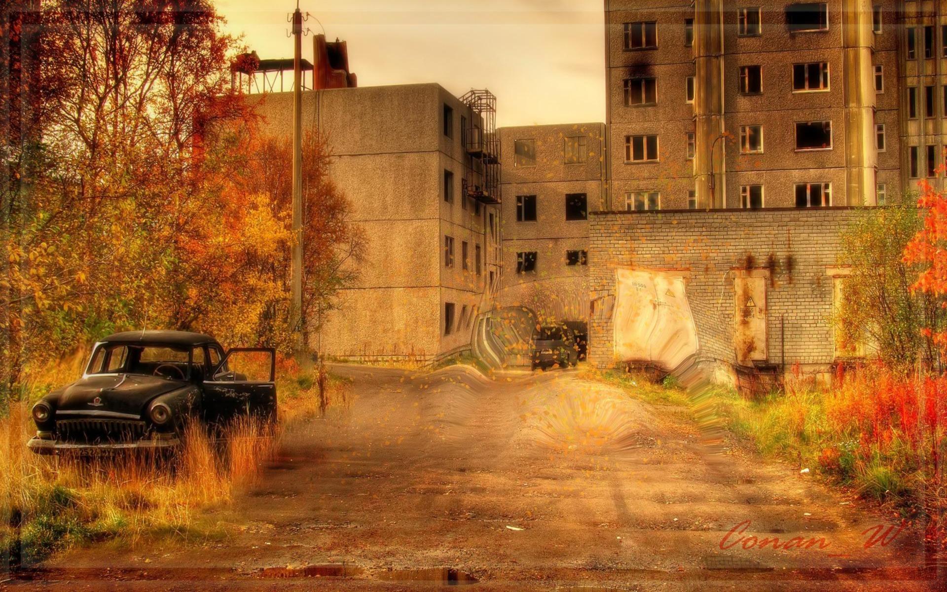 Wallpaper Pripyat A Ghost Town Fall Games