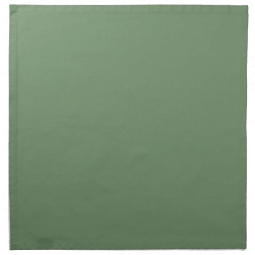 Sage Green Background on a Napkin Zazzle