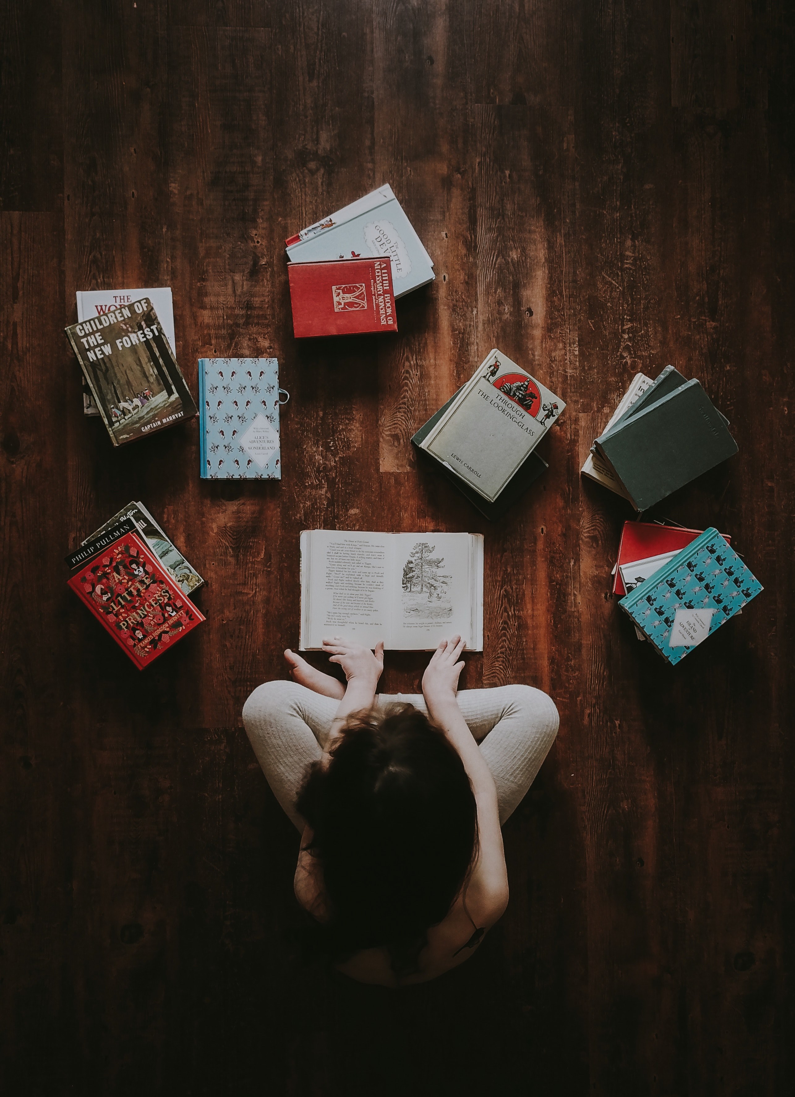 Reading Book Wallpaper