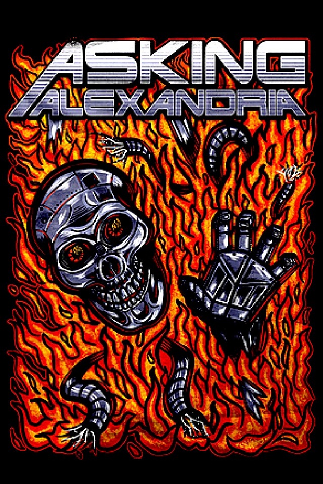 Music Wallpaper Asking Alexandria With Size Pixels For iPhone