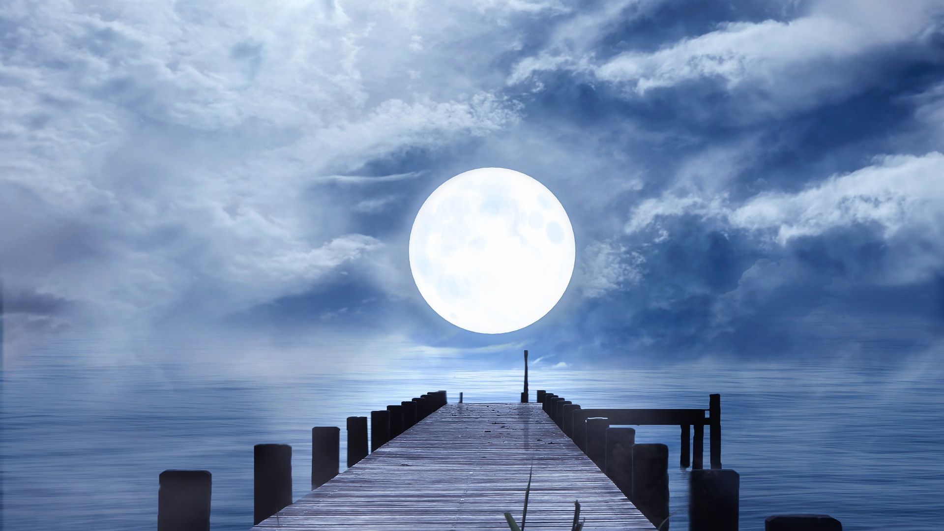 Romantic Nature And Moonlight View   Romantic Nature Images Hd