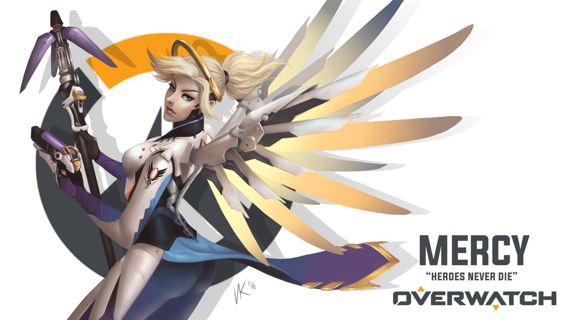 Video Game Overwatch Mercy Wallpaper