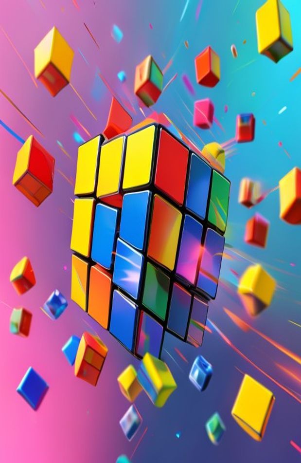3d Wallpaper Rubix Cube