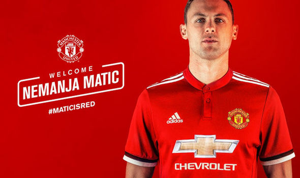 Nemanja Matic Manchester United Confirm 40m Deal For