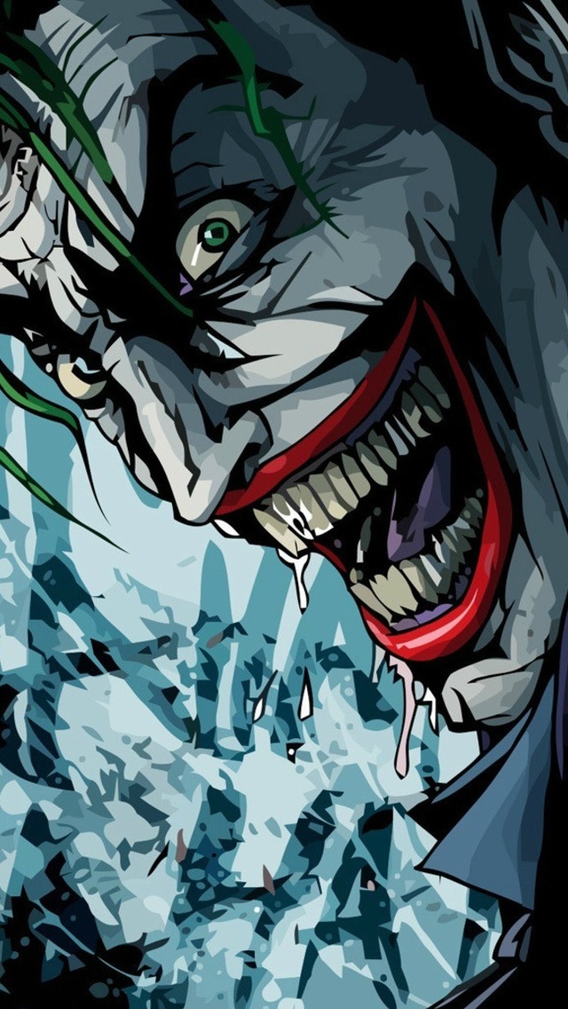 The Joker Smiling iPhone Wallpaper