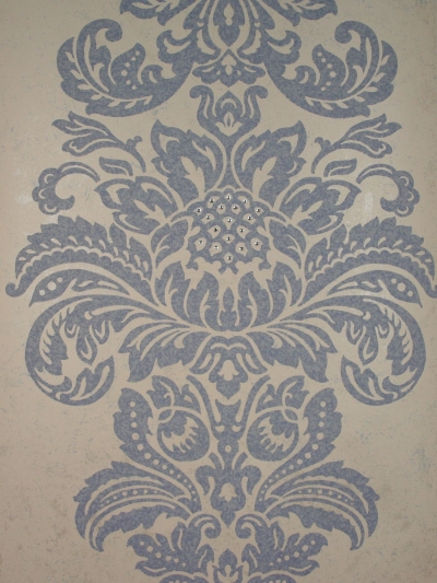 Toile Wallpaper On Direct Damask Crystalised By