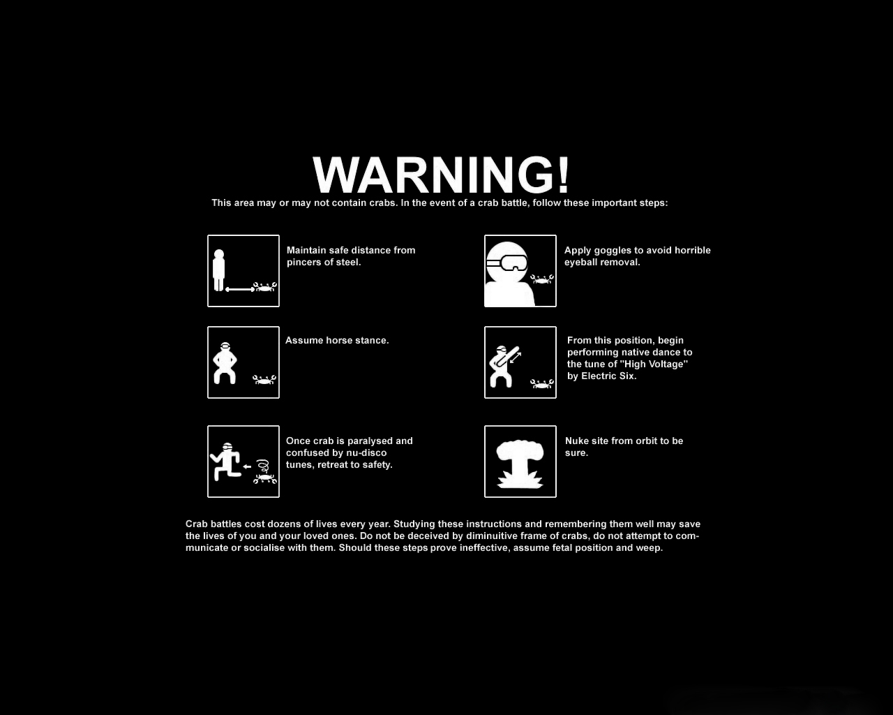 Warning Wallpaper Funny High Resolution WallartHD