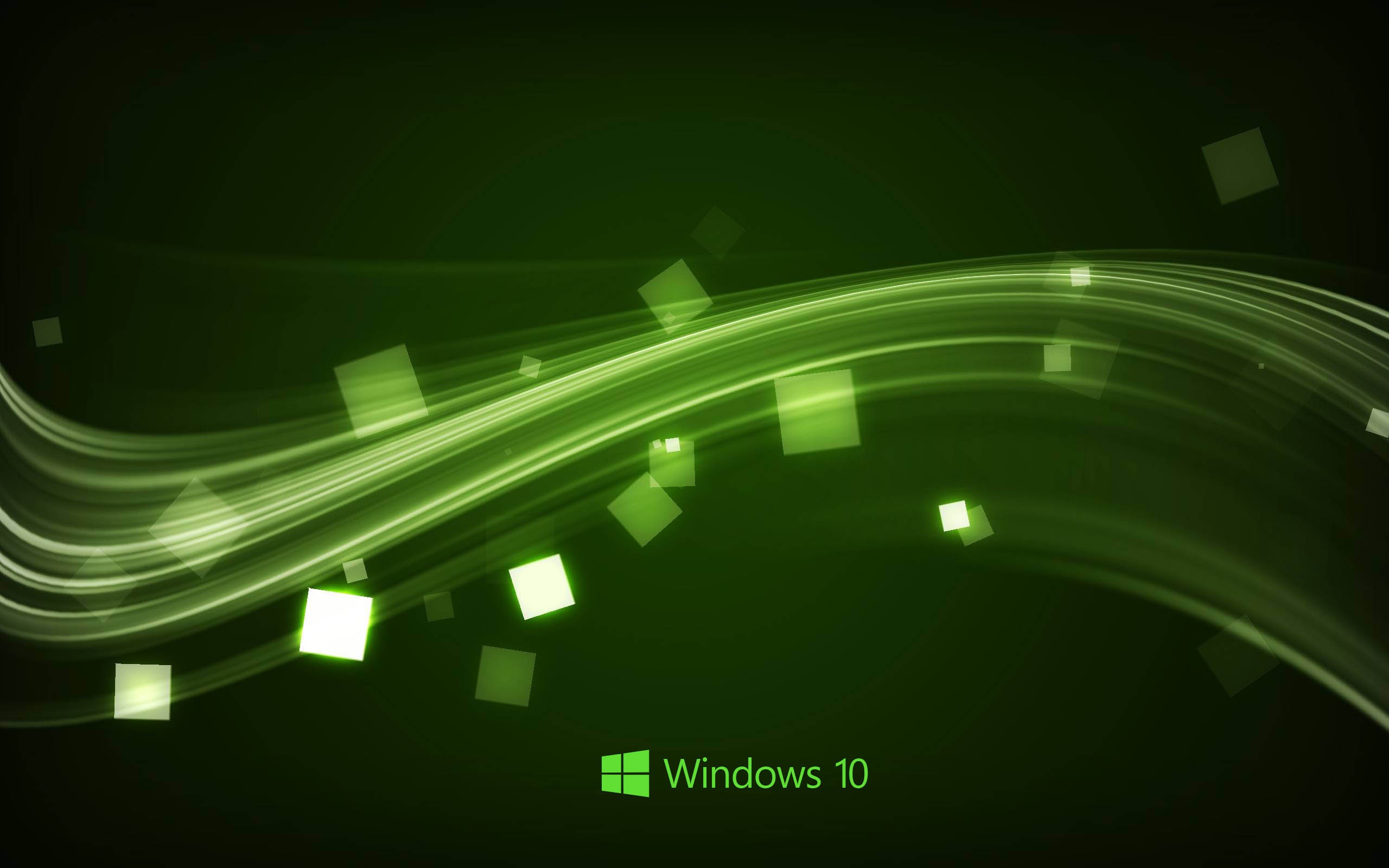 1080p Windows 10 Wallpaper Green