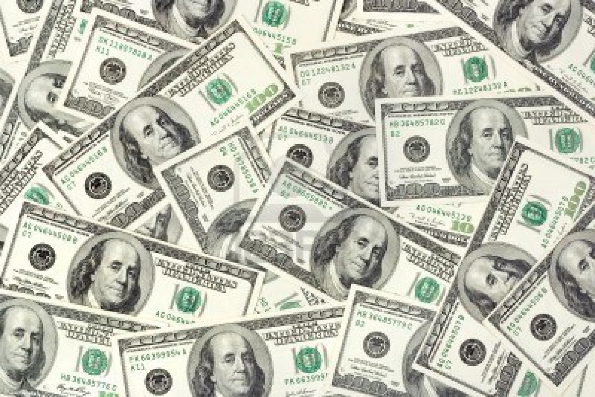 Us Dollars Abstract Business Background Jpg